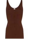 Totême Brown Urda Tank Top In Brown
