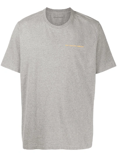 Camper Logo Crew-neck T-shirt In Grey