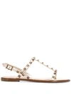 Valentino Garavani Garavani Rockstud Sandal In Gold