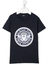 BALMAIN CREST-PRINT SHORT SLEEVED T-SHIRT