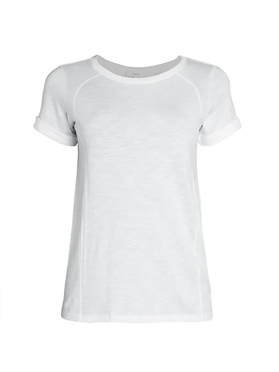 Vince Short-sleeve Crewneck T-shirt In Optic White