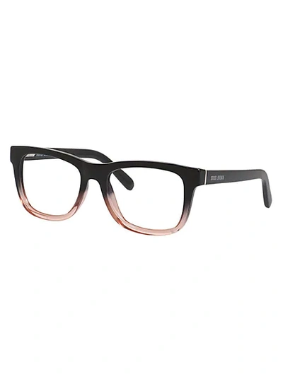 Bobbi Brown The Bedford 52mm Square Reading Glasses In Black Pink