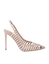 AQUAZZURA COSIMA PUMP DECOLLETE AQUAZZURA 105 IN LEATHER COLOR NUDE / CREAM,11301553