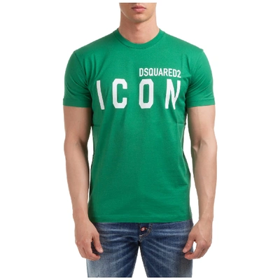 Dsquared2 Icon Logo T-shirt In Green