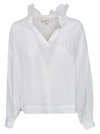 SEA LUCY BLOUSE,SS20-50 WHITE
