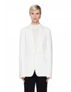 HAIDER ACKERMANN WHITE VISCOSE BLAZER,203-3005-B-118-001