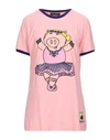 DOLCE & GABBANA DOLCE & GABBANA WOMAN T-SHIRT PINK SIZE 4 COTTON, ELASTANE,12465335KI 1