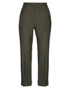 Via Masini 80 Casual Pants In Dark Green