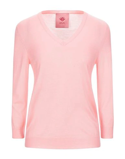 Alyki Cashmere Blend In Pink