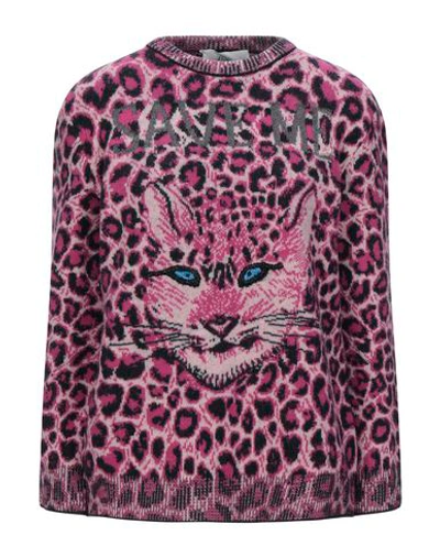 ALBERTA FERRETTI ALBERTA FERRETTI WOMAN SWEATER FUCHSIA SIZE 8 VIRGIN WOOL,14041017WM 3