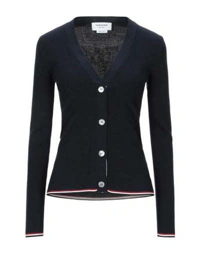 Thom Browne Cardigan In Blue