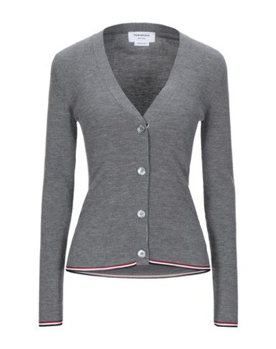 Thom Browne Cardigan In Grey