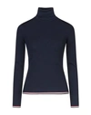 Thom Browne Turtlenecks In Dark Blue