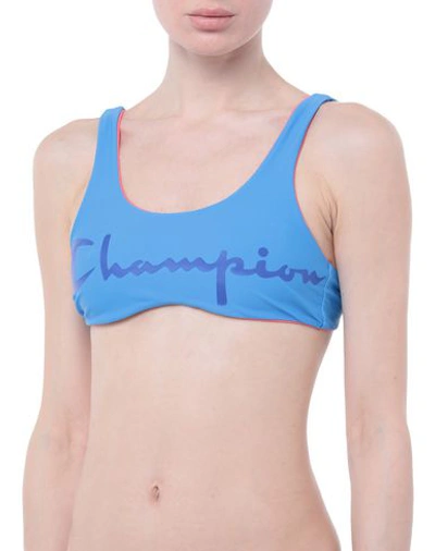 Champion Bikini Tops In Azure