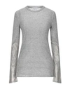 BALLANTYNE BALLANTYNE WOMAN SWEATER GREY SIZE 10 MOHAIR WOOL, POLYAMIDE, WOOL,14050968PO 5