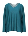 Lamberto Losani Sweaters In Green