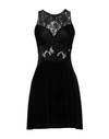 ERMANNO SCERVINO ERMANNO SCERVINO WOMAN MIDI DRESS BLACK SIZE 8 VISCOSE, SILK, COTTON, POLYAMIDE,15041609XO 5