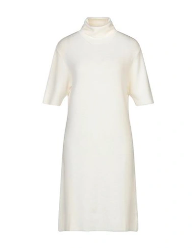 Daniele Fiesoli Short Dress In Ivory