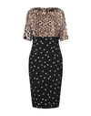 Clips Midi Dresses In Beige