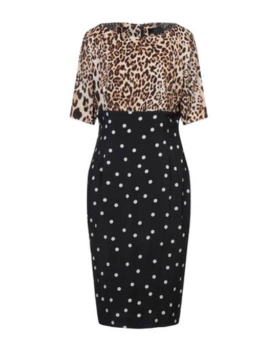 Clips Midi Dresses In Beige