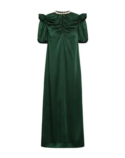 Mother Of Pearl Midi Dresses In Green