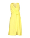 Patrizia Pepe Midi Dresses In Yellow