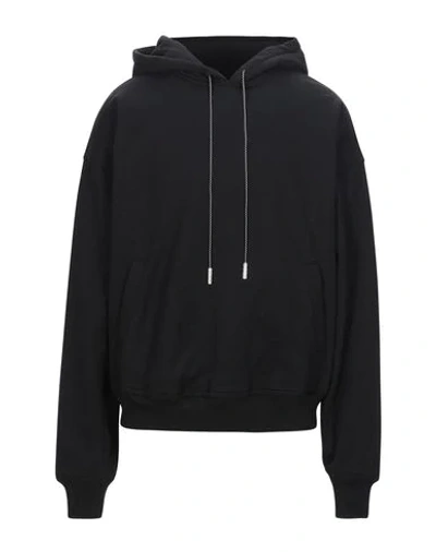 000 Worldwide Hooded Sweatshirt In Black