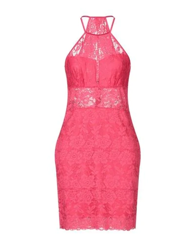 Guess Short Dresses In Fuchsia