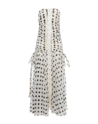 Zimmermann 3/4 Length Dresses In Ivory