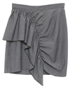 Isabel Marant Étoile Mini Skirts In Grey