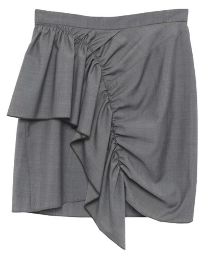 Isabel Marant Étoile Mini Skirts In Grey