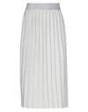 Fabiana Filippi Midi Skirts In Light Grey
