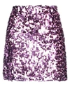 Be Blumarine Midi Skirts In Purple