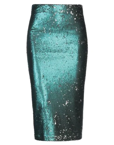 Hanita 3/4 Length Skirts In Emerald Green