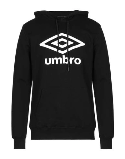 Umbro Hooded Sweatshirt In Black