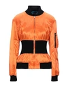 JEREMY SCOTT JEREMY SCOTT WOMAN JACKET ORANGE SIZE 8 POLYAMIDE,41902642SQ 3