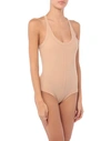 Rick Owens One-piece Swimsuits In Pale Pink
