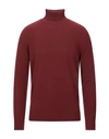 Drumohr Turtlenecks In Brick Red