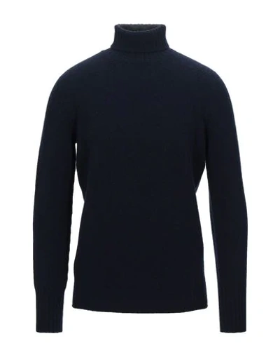 DRUMOHR DRUMOHR MAN TURTLENECK MIDNIGHT BLUE SIZE 44 LAMBSWOOL,14037334NK 7