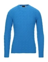 Drumohr Cashmere Blend In Azure