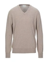 Ballantyne Cashmere Blend In Sand