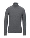 Grey Daniele Alessandrini Turtlenecks In Grey