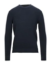 ALTEA ALTEA MAN SWEATER MIDNIGHT BLUE SIZE M VIRGIN WOOL