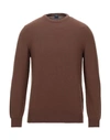 Fedeli Sweaters In Brown