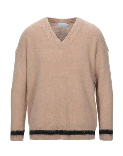 Calvin Klein Sweaters In Beige