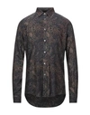 Grey Daniele Alessandrini Shirts In Blue