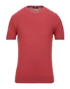 Suite 191 Sweater In Brick Red