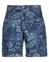 Dsquared2 Denim Shorts In Blue
