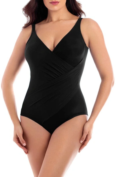 Miraclesuitr Must Have Oceanus One-piece Swimsuit In Black