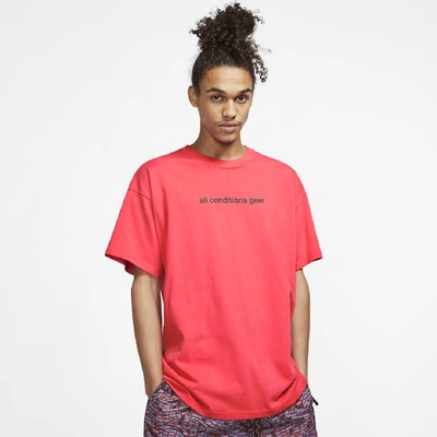 Nike Acg Men's Graphic T-shirt In Red